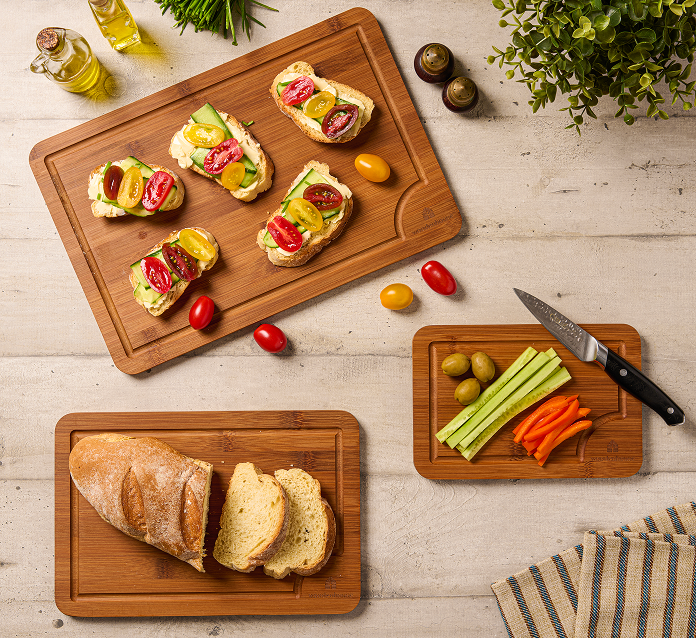 Wooden Cutting Board Set