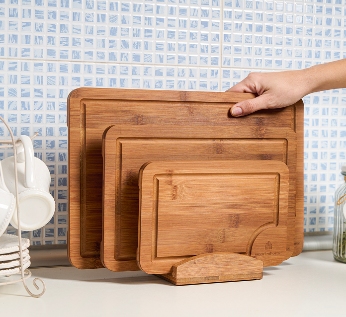 Wooden Cutting Board Set